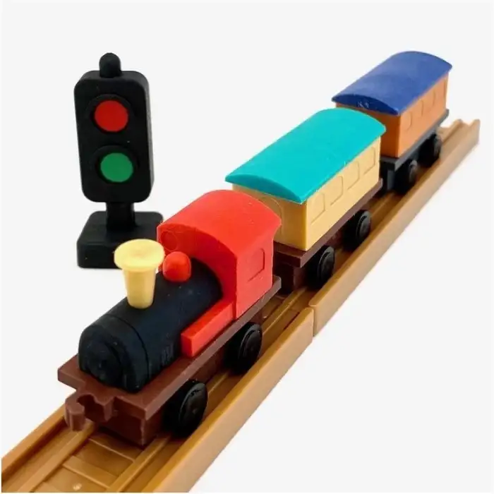 Iwako Train Engine Set Eraser Pack