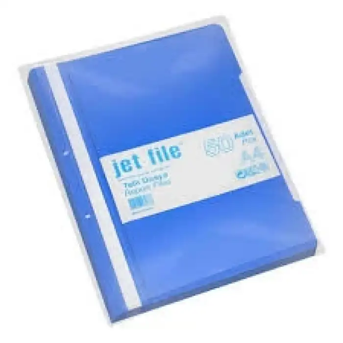 JET FILE PP TELLİ DOSYA A4 MAVİ