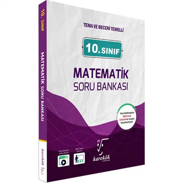 Karekök Yayınları 10. Sınıf Matematik Güncel Soru Bankası