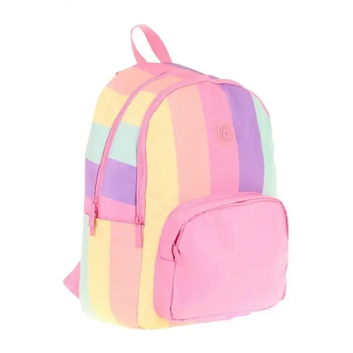 KAUKKO RAİNBOW SIRT ÇANTASI (LİNE PİNK) K1802