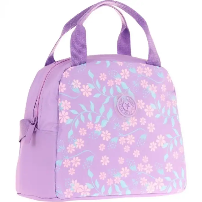 KAUKKO SOFT FLORAL BESLENME ÇANTASI (LILAC FLOWERS)