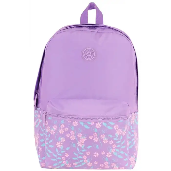 KAUKKO SOFT FLORAL SIRT ÇANTASI (LILAC FLOWERS) K1793