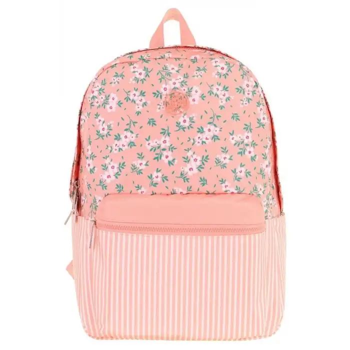 KAUKKO SOFT FLORAL SIRT ÇANTASI (SALMAN STRİPE) K1795