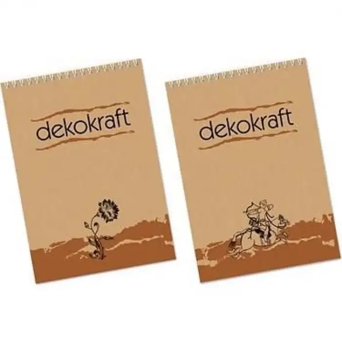 KESKİN BLOKNOT DEKOKRAFT A4 SPİRALLİ 100 YP. ÇİZGİLİ