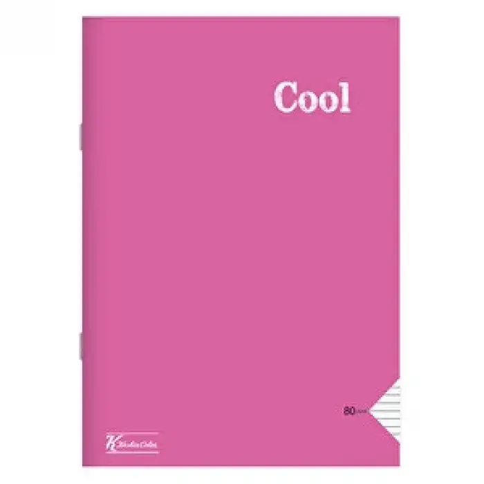 KESKİN DEFTER PEMBE MAVİ A4 DİKİŞLİ PP KAPAK 80 YP. ÇİZGİLİ 321921