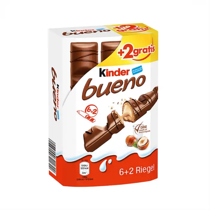 Kinder Bueno Milch Schokolade 8 Riegel 172 g