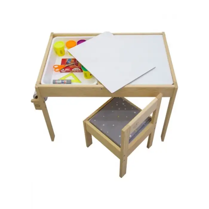 Koz Ahşap Duyu Aktivite Masası