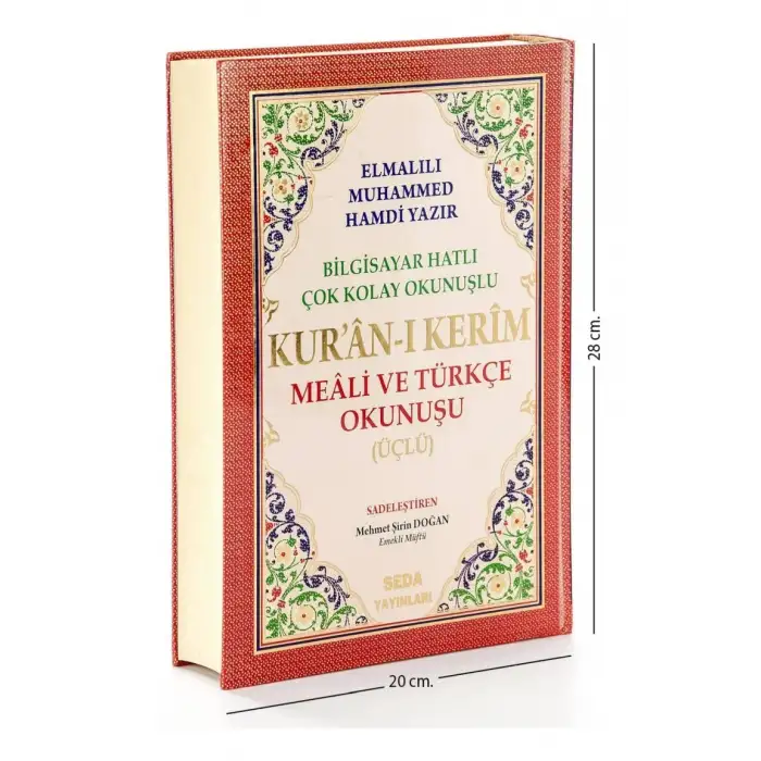 Kuranı Kerim Meali ve Türkçe Okunuşlu Rahle SEDA YAYINLARI