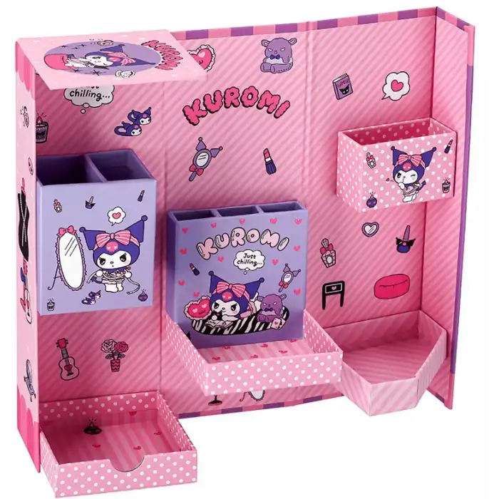 KUROMİ ORGANİZER KUTUSU (ORGANİZER BOX) DİK PEMBE