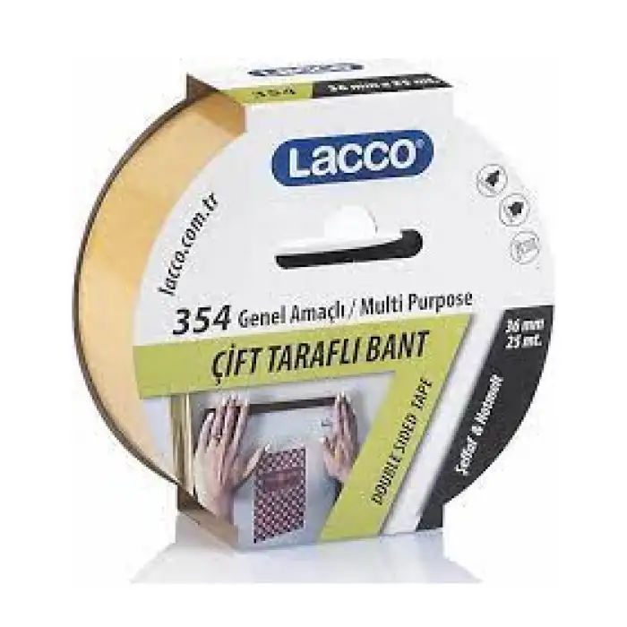 LACCO ÇİFT TARAFLI BANT 36x25