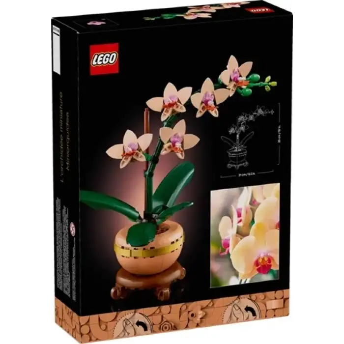 LEGO BOTANİCALS 10343 MİNİ ORKİDE 274 PARÇA 18+