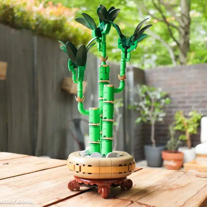 LEGO Botanicals Şans Bambusu 10344 - Doğasever Yetişkinler için Dekoratif Bitki Yapım Seti (325 Parça)