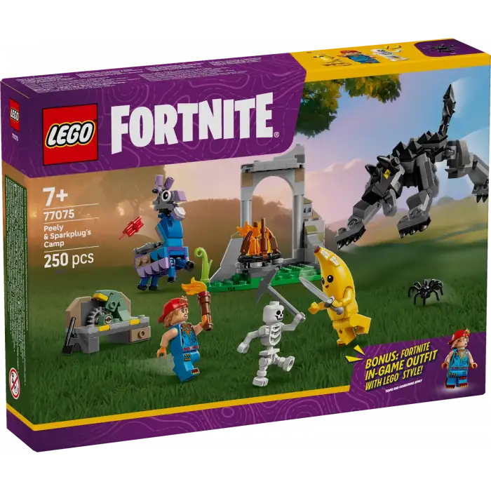 LEGO PEELY SPARKPLUG KAMP ZAMANI 77075