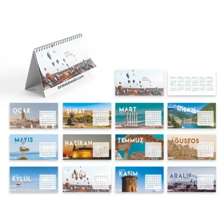 LİZ MASA TAKVİMİ MANZARA TASARIM 12X33