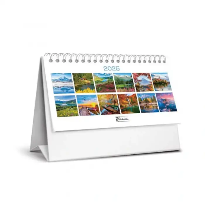 LİZ MASA TAKVİMİ ÜÇGEN MANZARA TASARIM 14X20