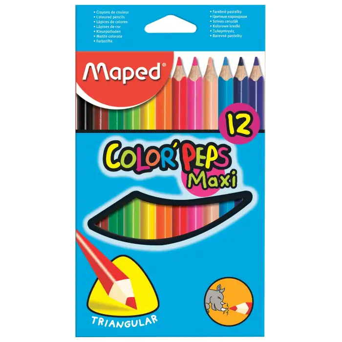 Maped Kuru Boya Color Peps Maxi 12li