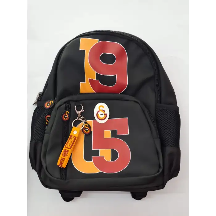 ME GALATASARAY1905 SUNİ DERİ SİYAH OKUL ÇANTASI
