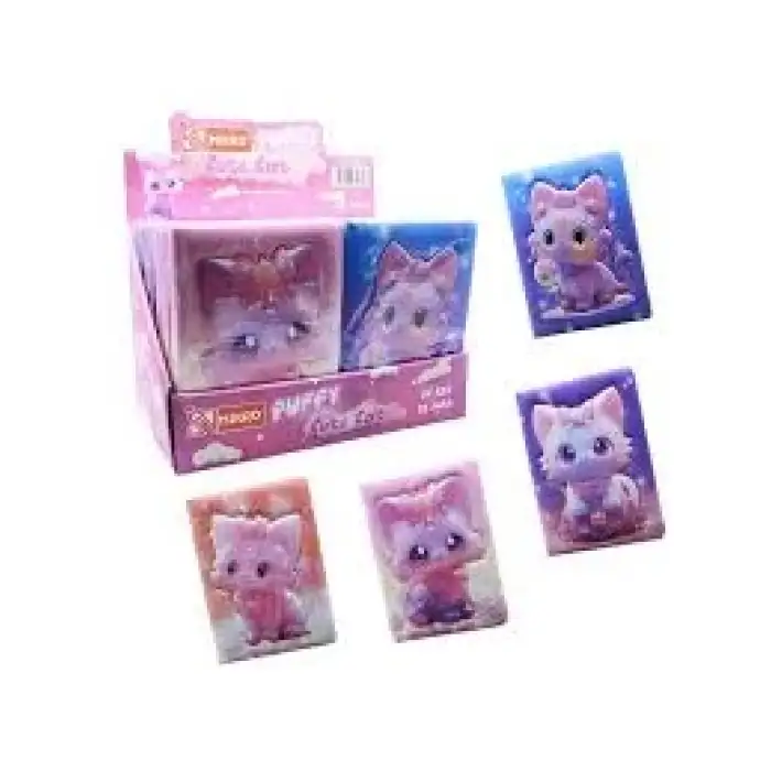 MİKRO PF-120 PUFFY CUTE CAT NOT DEFTERİ 96 YP. ÇİZGİLİ - TEKLİ