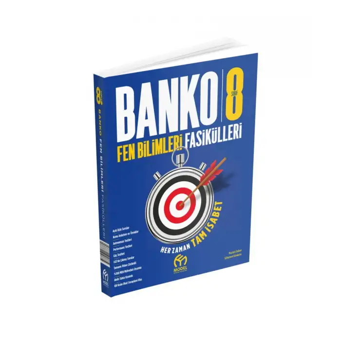 MODEL 8. Sınıf Banko Fen Bilimleri Fasikülleri