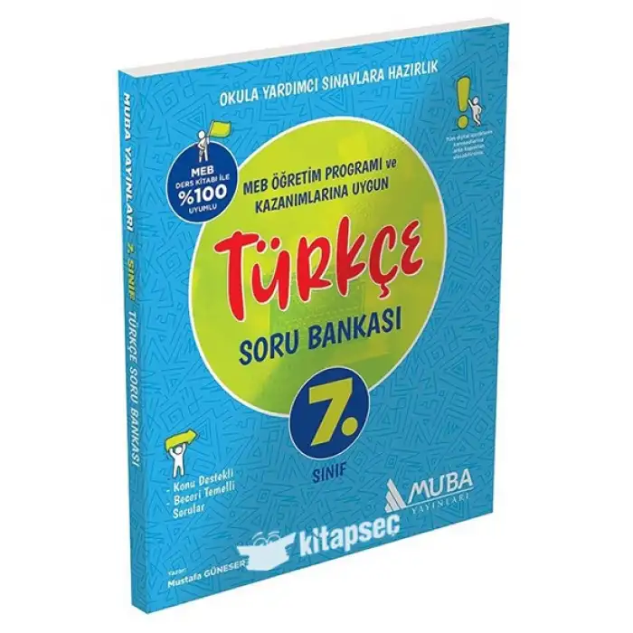 Muba Yayınları 7. Sınıf Türkçe Soru Bankası