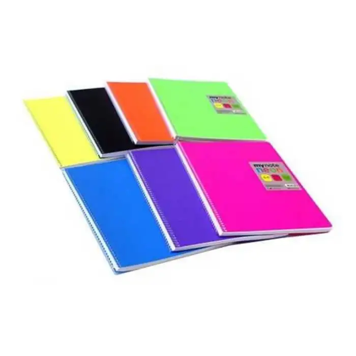 MYNOT FLEX  NEON A4 DEFTER SPİRALLİ 80 YP KARELİ
