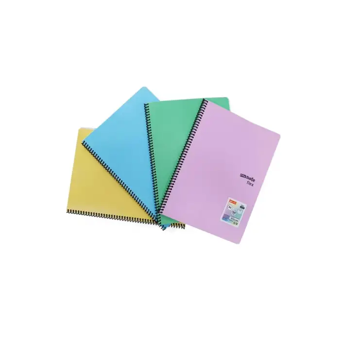 MYNOTE DEFTER FLEX PASTEL PP KAPAK SPİRALLİ A4 96 YP ÇİZGİLİ MFXPA-A496-Ç