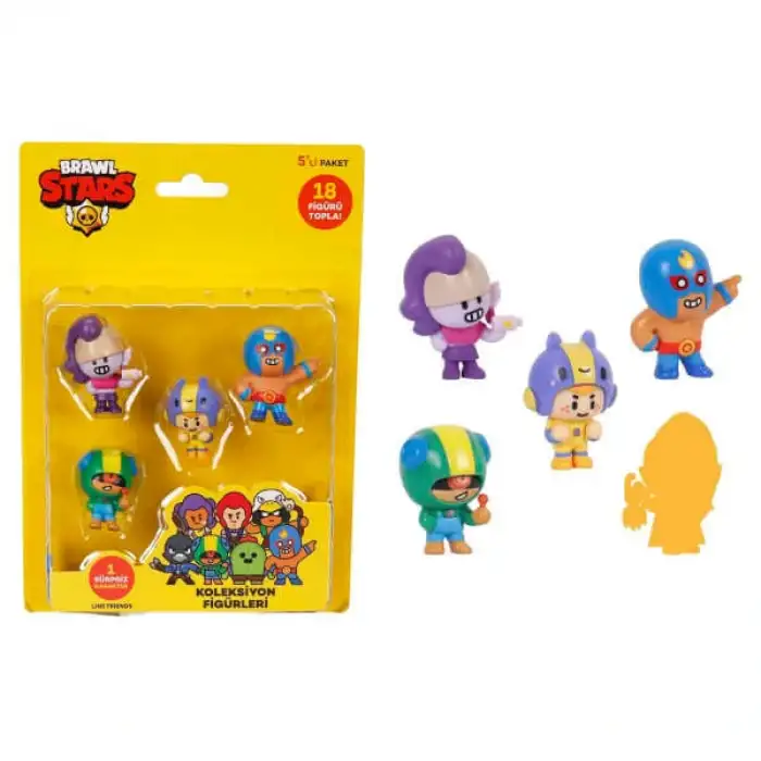 NECOTOYS BRAWL STARS 5Lİ FİGÜR SET