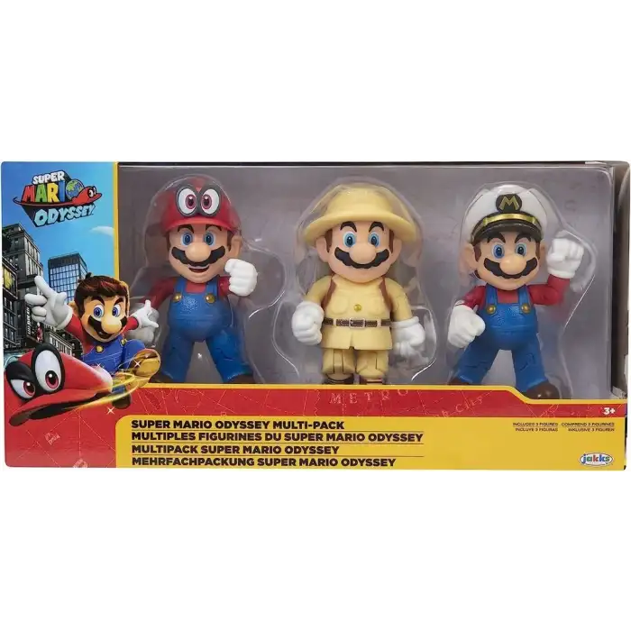 NİNTENDO SUPER MARİO FİGÜRÜ MARİO 10 CM 3LÜ PAKET