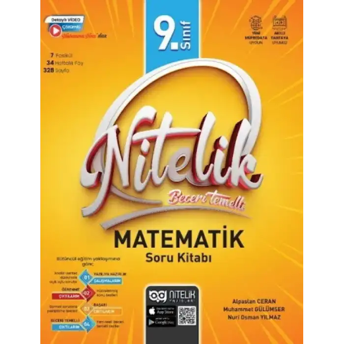 Nitelik Yayınları 10. Sınıf Matematik Beceri Temelli Soru Kitabı