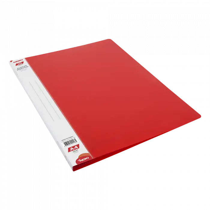 Noki Sunum Dosyası Prime 10 Yapraklı KIRMIZI