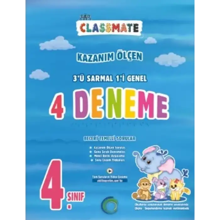 OKYANUS 4.SINIF CLASSMATE 4LÜ DENEME