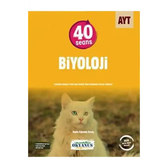 Okyanus Yayınları AYT 40 Seans Biyoloji Soru Bankası