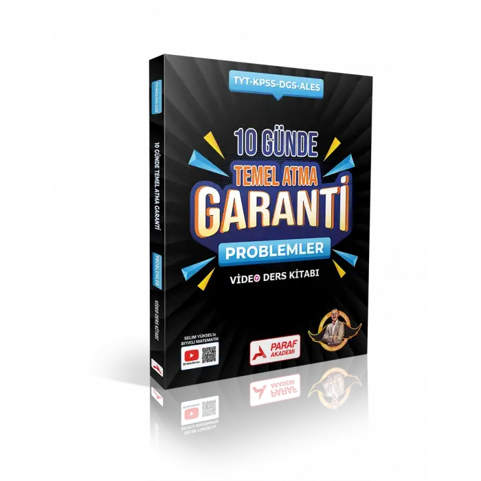 Paraf Yayınları TYT Problemler Z Takımı 10 Günde Temel Atma Garanti Video Ders Kitabı