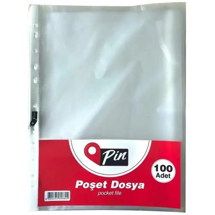 Pin Eco A4 Poşet Dosya 100 Adet