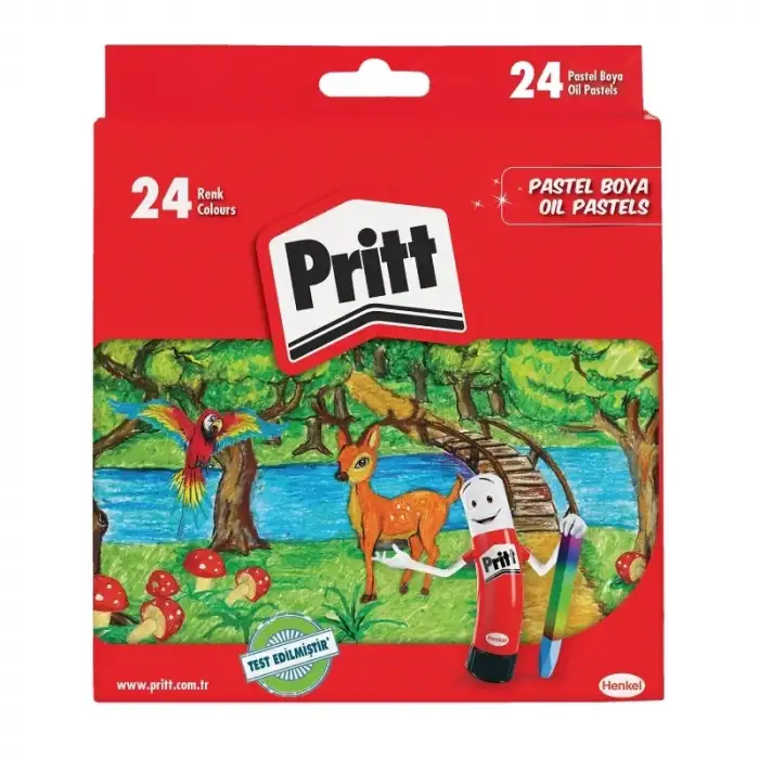 PRITT PASTEL BOYA KARTON KUTU 24 RENK 1307853