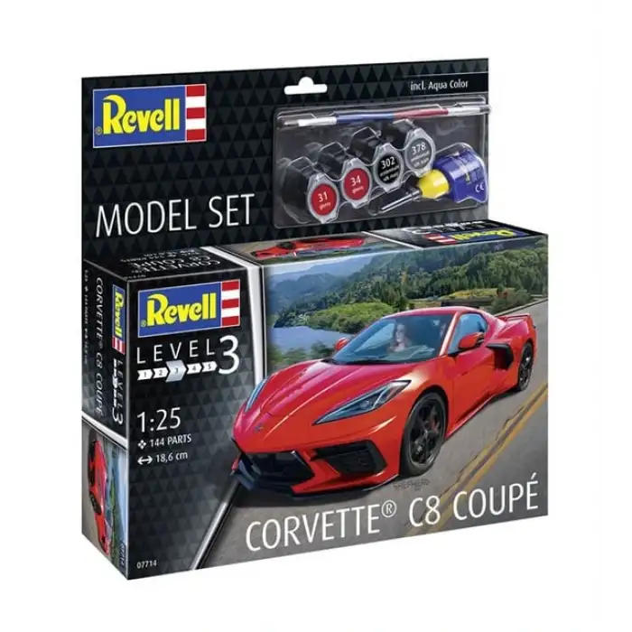 Revell 67714 Corvette C8 Coupé Model Set