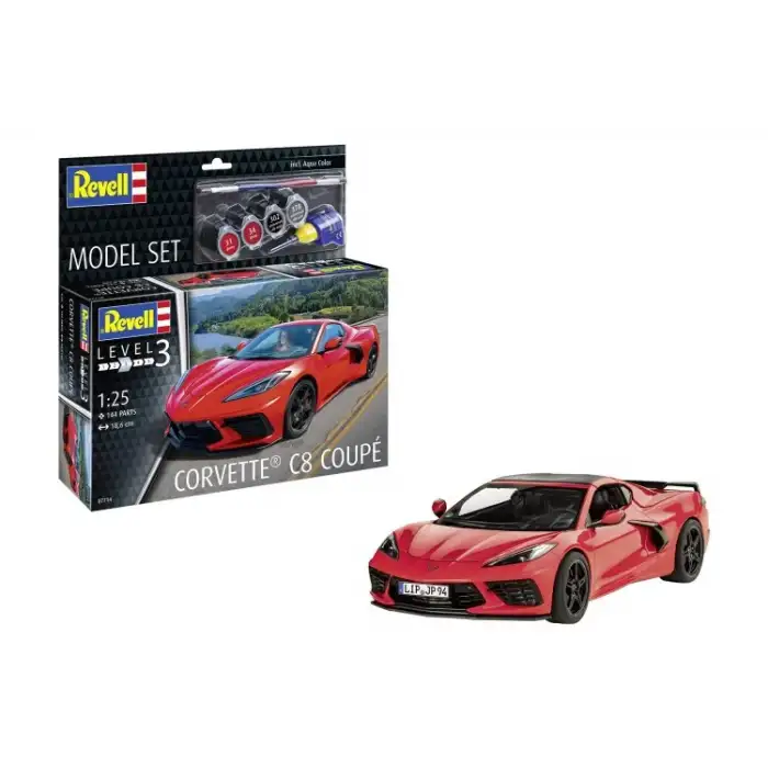 Revell 67714 Corvette C8 Coupé Model Set