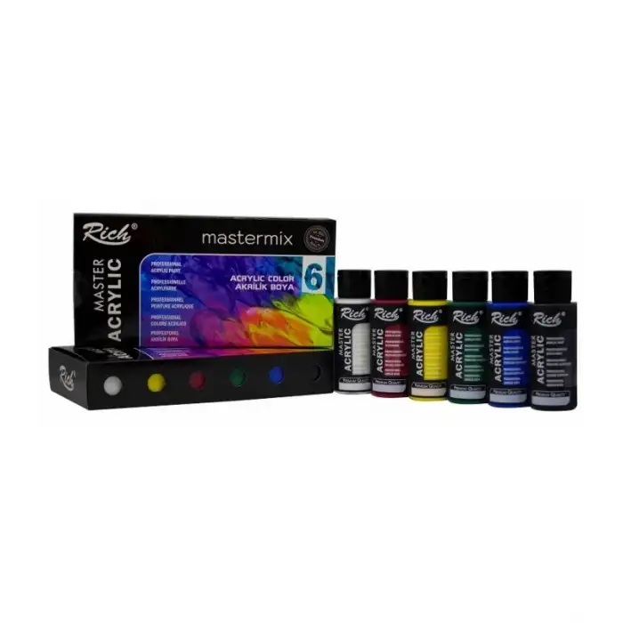 RİCH MASTER MİX AKRİLİK SET 60 CC 6 LI