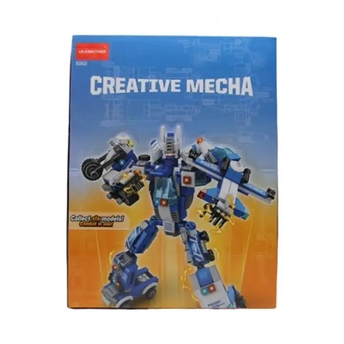 ROBOTA DÖNÜŞEBİLEN POLİS ARAÇLARI BLOKLAR