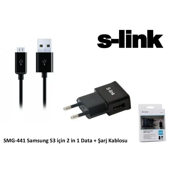 S-LİNK ŞARJ CİHAZI SMG-441 1000MA MİCRO USB