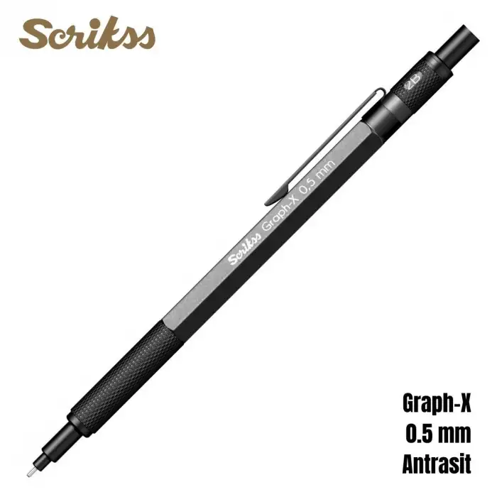 SCRIKSS GRAPH-X VERSATİL METAL 0.5 ANTRASİT