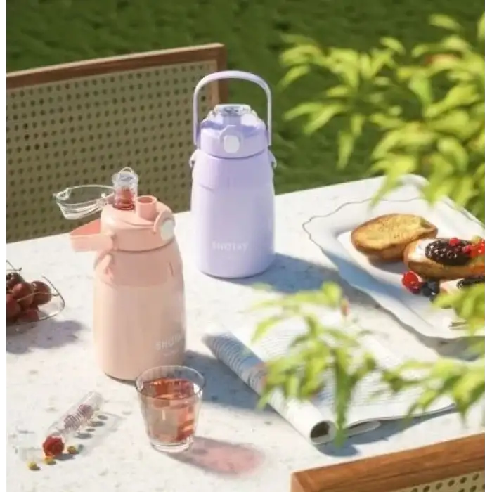 SHOTAY HIPPO ÇELİK TERMOS MATARA 900 ML.(5 ASORTİ)