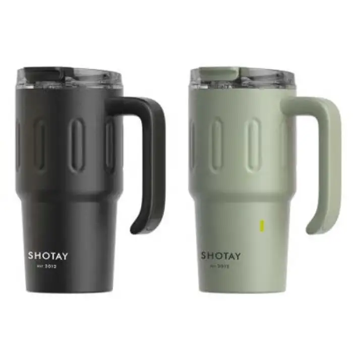 SHOTAY MUG PASLANMAZ ÇELİK 600 Ml. (2 KARIŞIK RENK/DESEN) ST-8169