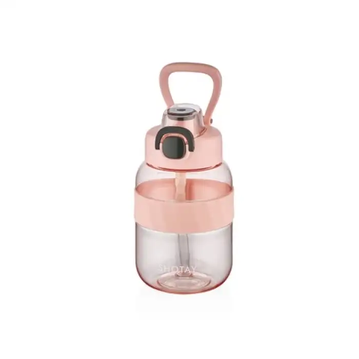 SHOTAY PİPETLİ TRITAN MATARA 700 ML. (4 ASS.)