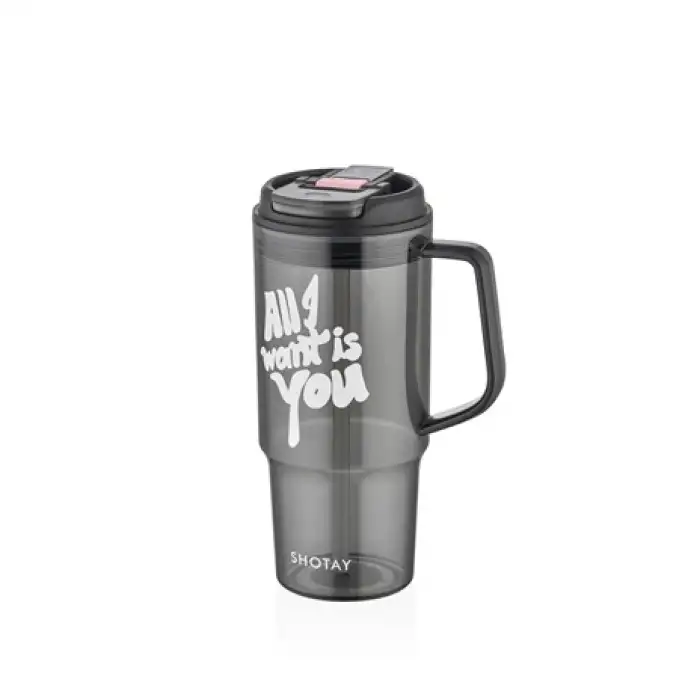SHOTAY ŞEFFAF KULPLU TRITAN MUG 950 ML.