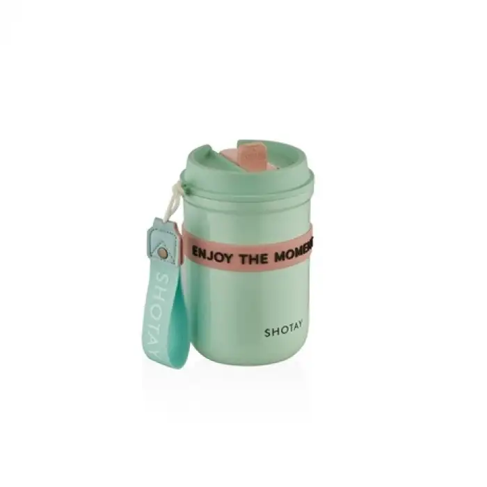 SHOTAY STROW COFFE ÇELİK MUG 410 ML. (4 ASS.)