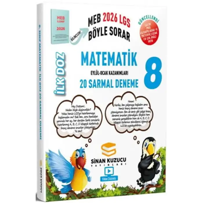 SİNAN KUZUCU İLK DOZ 8 MATEMATİK DENEME