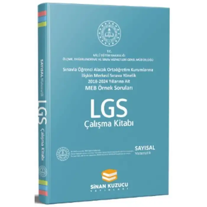 SİNAN KUZUCU LGS ÇALIŞMA KİTABI SAYISAL MATEMATİK