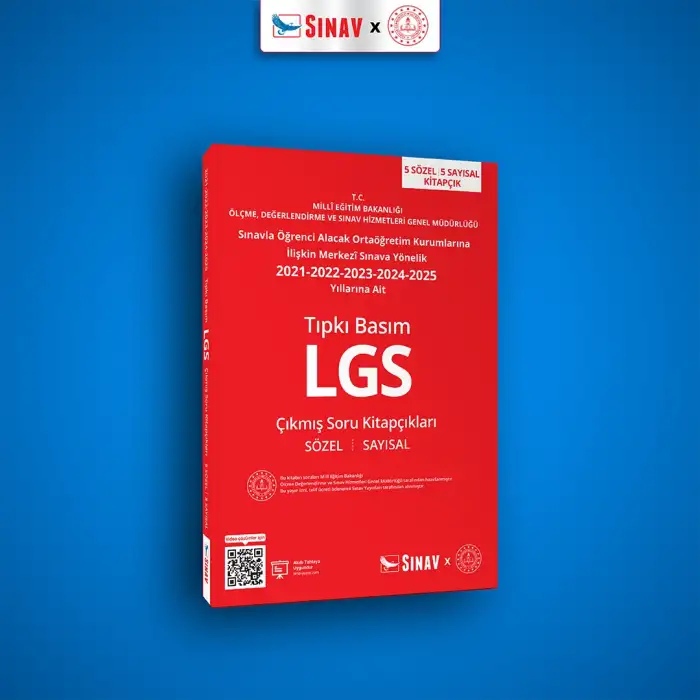 Sınav Yayınları 8. Sınıf LGS Tıpkı Basım Son 5 Yıl Çıkmış Soru Kitapçıkları