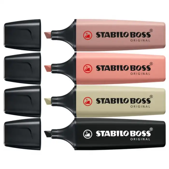 STABILO BOSS ORIGINAL NATURE 4ER (S-Y-K-G)